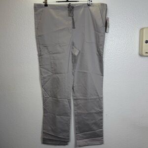 Hanes Women's Gray Straight Leg Pants